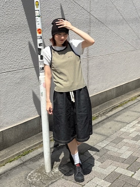 「Ungrid（アングリッド）のアイテム」を使った、Sefumiさん（レディース・170cm）の夏コーディネート