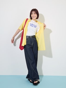 「ABYS（アビス）のアイテム」を使った、Sefumiさん（レディース・170cm）の夏コーディネート