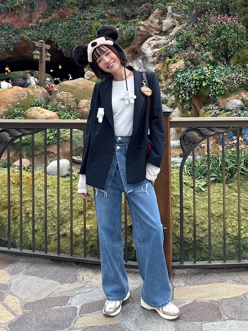 セール】【25年AW新作】DOUBLE BREASTED PEAKED ジャケット