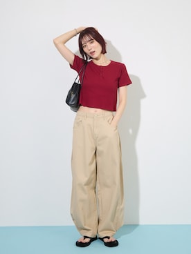 「ABYS（アビス）のアイテム」を使った、Sefumiさん（レディース・170cm）の夏コーディネート