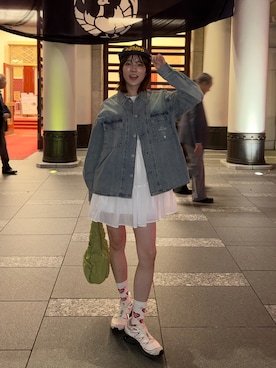 「no brand（ノーブランド）のアイテム」を使った、Sefumiさん（レディース・170cm）の春コーディネート