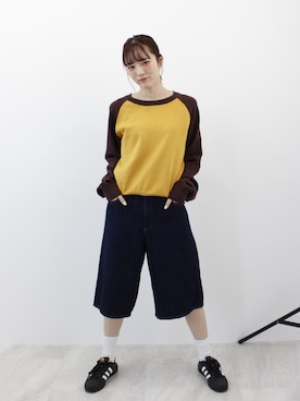 「ABYS（アビス）のアイテム」を使った、Sefumiさん（レディース・170cm）の春コーディネート