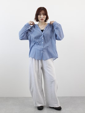 「ABYS（アビス）のアイテム」を使った、Sefumiさん（レディース・170cm）の夏コーディネート