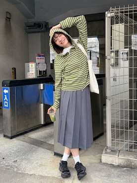 「ABYS（アビス）のアイテム」を使った、Sefumiさん（レディース・170cm）の秋コーディネート