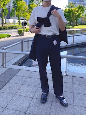 「春夏コーデ」｜「GU（ジーユー）のアイテム（ファッション雑貨）」を使った、LEOさん（メンズ・165cm）の春コーディネート