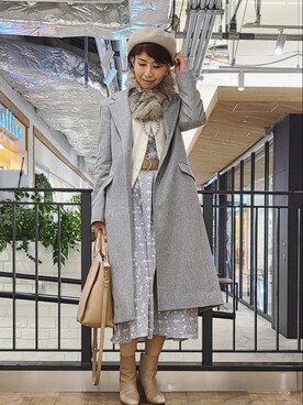 チェスターコートを使った ワンピース の人気ファッションコーディネート Wear