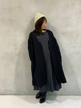 「シサム工房（シサムコウボウ）のアイテム」を使った、Joyさん（レディース・146cm）の冬コーディネート