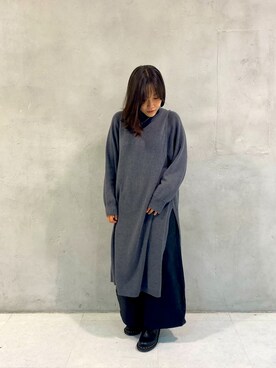 「シサム工房（シサムコウボウ）のアイテム」を使った、Joyさん（レディース・146cm）の冬コーディネート