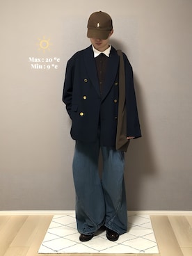 「JUNRED（ジュンレッド）のアイテム」を使った、　いとぴさん（メンズ・164cm）の春コーディネート