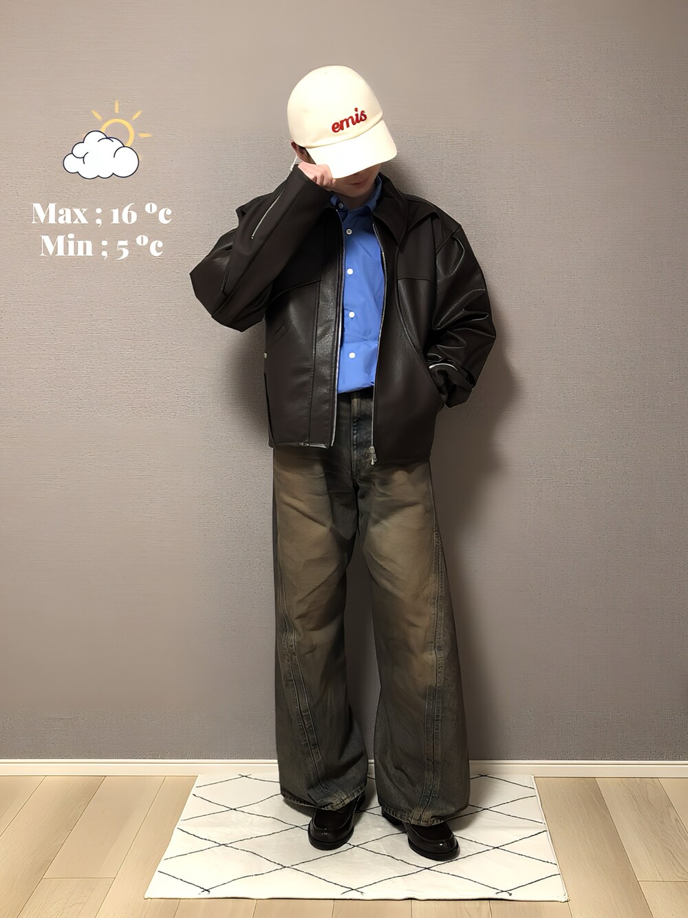 Knuth Marf（クヌースマーフ）の「Knuth Marf leather riders blouson
