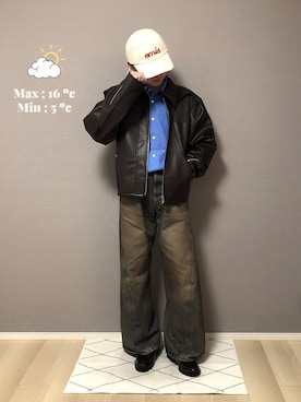 　いとぴさん（メンズ・164cm）の春コーディネート