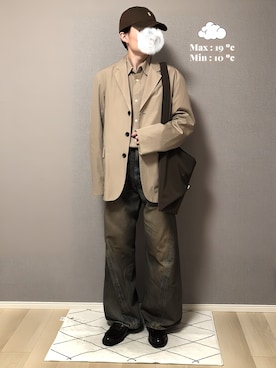 いとぴさん(メンズ・164cm)の春コーディネート