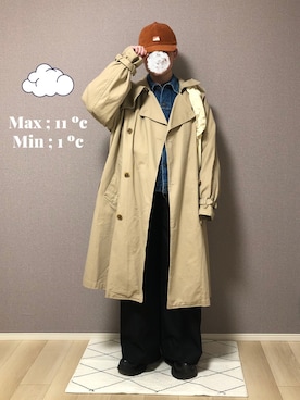 いとぴさん(メンズ・164cm)の冬コーディネート