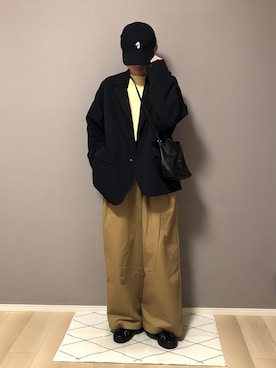 「DAIWA PIER39（ダイワピア39）のアイテム」を使った、　いとぴさん（メンズ・164cm）の春コーディネート