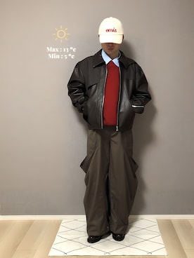 いとぴさん(メンズ・164cm)の春コーディネート