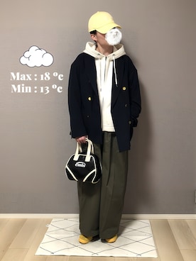 　いとぴさん（メンズ・164cm）の冬コーディネート