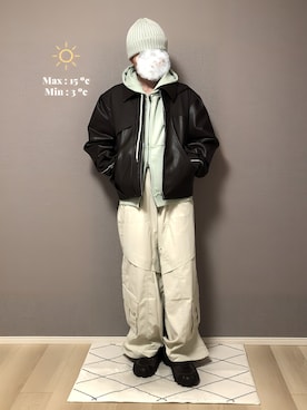 いとぴさん(メンズ・164cm)の春コーディネート