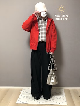 　いとぴさん（メンズ・164cm）の春コーディネート