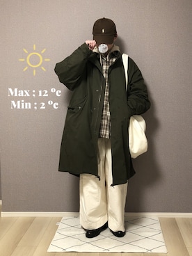 　いとぴさん（メンズ・164cm）の冬コーディネート