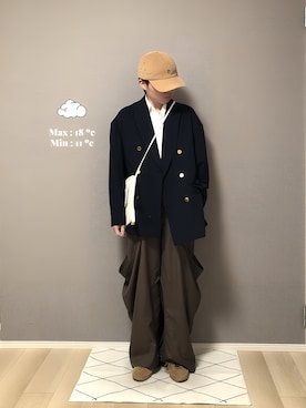 「JUNRED（ジュンレッド）のアイテム」を使った、　いとぴさん（メンズ・164cm）の春コーディネート