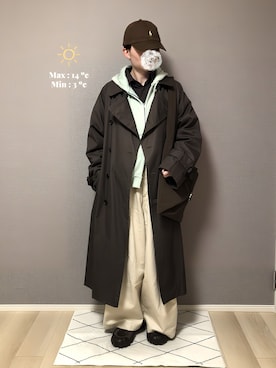 　いとぴさん（メンズ・164cm）の春コーディネート