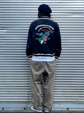 「RAGEBLUE（レイジブルー）のアイテム」を使った、NOzさん（メンズ・182cm）の春コーディネート