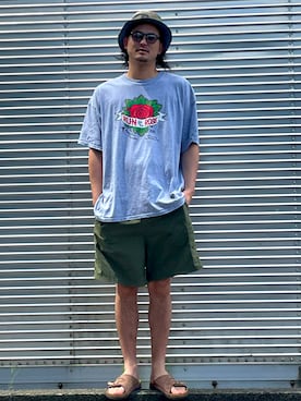 「RAG MACHINE（ラグマシーン）のアイテム」を使った、NOzさん（メンズ・182cm）の夏コーディネート