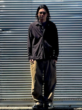 「コーチジャケット」｜NOzさん（メンズ・182cm）の春コーディネート