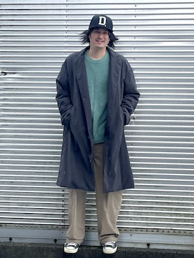 「BEAMS（ビームス）のアイテム」を使った、NOzさん（メンズ・182cm）の冬コーディネート