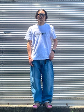 「RAG MACHINE（ラグマシーン）のアイテム」を使った、NOzさん（メンズ・182cm）の夏コーディネート
