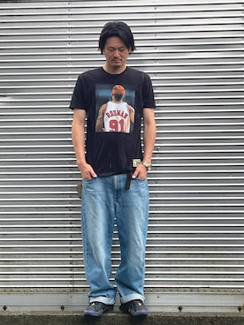 「Reebok（リーボック）のアイテム」を使った、NOzさん（メンズ・182cm）の夏コーディネート