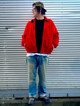 「BEVERLY HILLS POLO CLUB（ビバリーヒルズポロクラブ）のアイテム（ブルゾン）」を使った、NOzさん（メンズ・182cm）の冬コーディネート