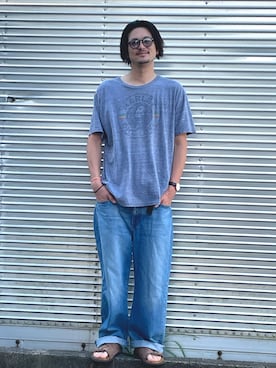 「RAG MACHINE（ラグマシーン）のアイテム」を使った、NOzさん（メンズ・182cm）の夏コーディネート