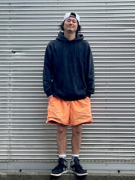 「AIR JORDAN（エアジョーダン）のアイテム（スニーカー）」を使った、NOzさん（メンズ・182cm）の秋コーディネート