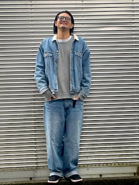 「NIKE」｜「アイテム（ジャケット/アウター）」を使った、NOzさん（メンズ・182cm）の冬コーディネート