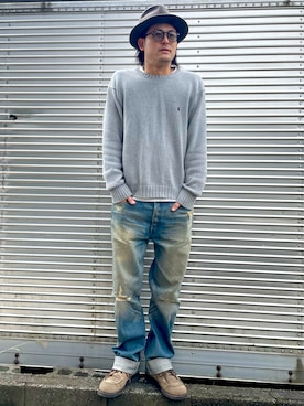 「BUTTERO（ブッテロ）のアイテム（ブーツ）」を使った、NOzさん（メンズ・182cm）の春コーディネート