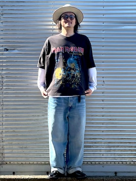 「H&M（エイチ・アンド・エム）のアイテム」を使った、NOzさん（メンズ・182cm）の冬コーディネート