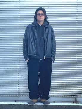 「Johnbull（ジョンブル）のアイテム」を使った、NOzさん（メンズ・182cm）の冬コーディネート