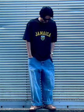 「shein」｜NOzさん（メンズ・182cm）の夏コーディネート
