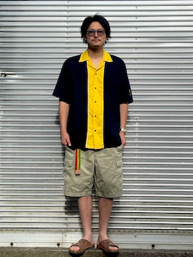「RAG MACHINE（ラグマシーン）のアイテム」を使った、NOzさん（メンズ・182cm）の夏コーディネート