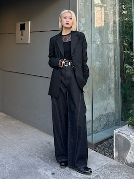 mi-さん（レディース・156cm）の冬コーディネート