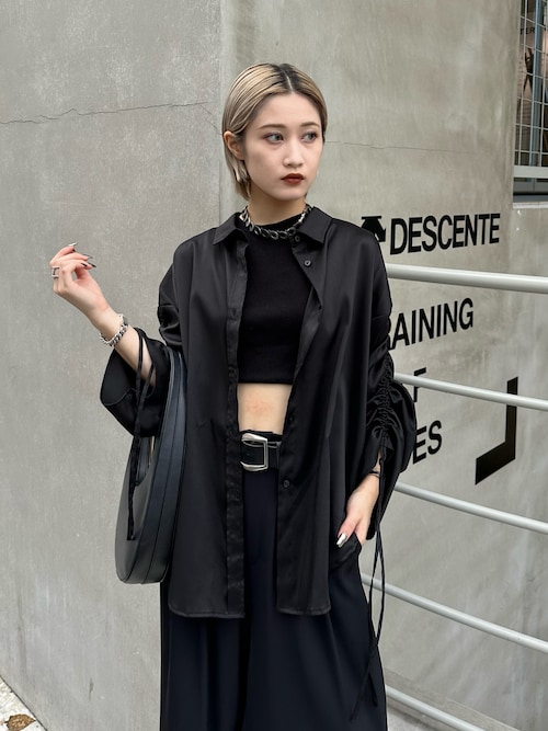 エロリンコ様 C6493 museOXシャツコーデ Oo.hiro.oO｜miu miuのシャツ/ブラウスを使ったコーディネート