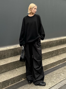 「モノトーンスタイル」｜mi-さん（レディース・156cm）の秋コーディネート