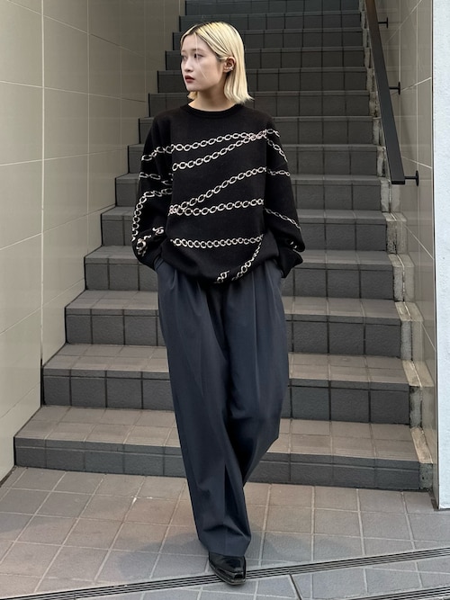 セール】《-3キロ見え》2タックベーシックワイドパンツ（スラックス