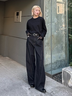 mi-さん（レディース・156cm）の冬コーディネート