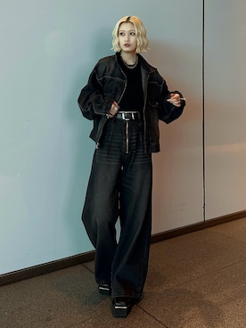 mi-さん（レディース・156cm）の冬コーディネート