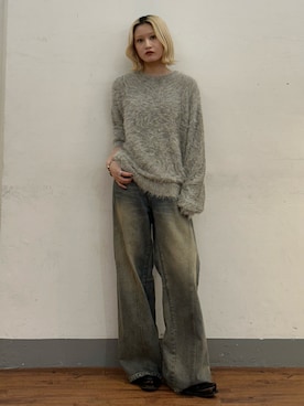 「Lui's（ルイス）のアイテム」を使った、mi-さん（レディース・156cm）の冬コーディネート