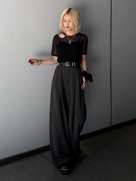 「Lui's（ルイス）のアイテム」を使った、mi-さん（レディース・156cm）の夏コーディネート