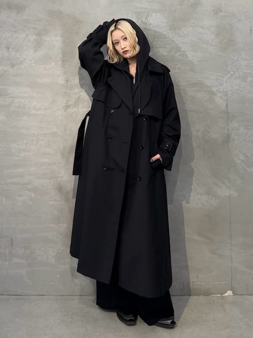 Lui's ロングコート コート アウター ルイス ブラック 黒 Lui's コート Lui's チェスターコート ロングジャケット Luis コート