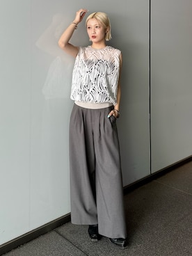「Lui's（ルイス）のアイテム」を使った、mi-さん（レディース・156cm）の夏コーディネート